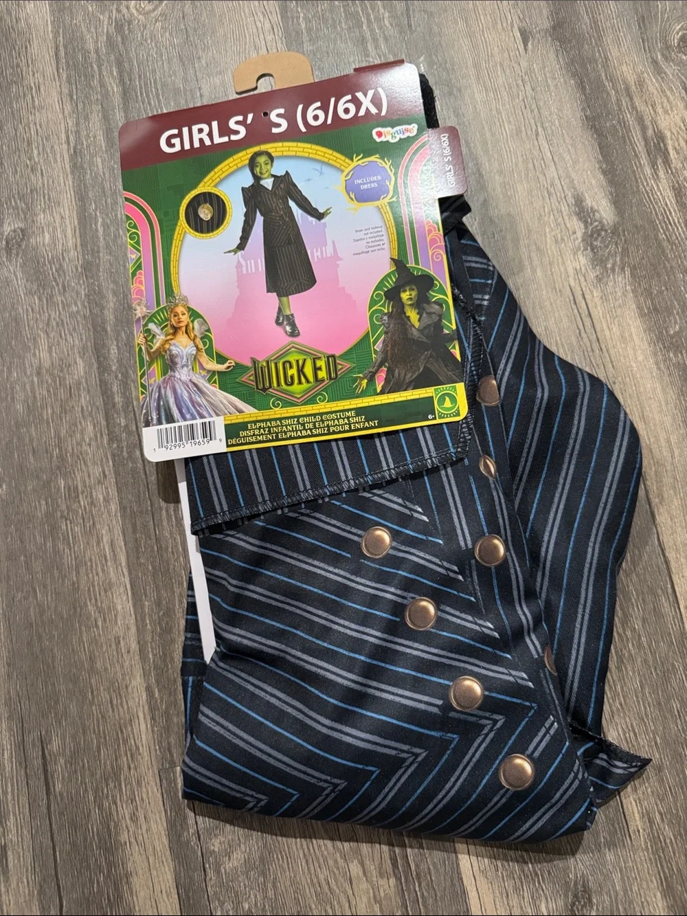Wicked Elphaba Shiz Child Costume Halloween Costume